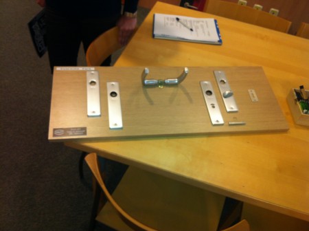 Standaard deurbeslag.